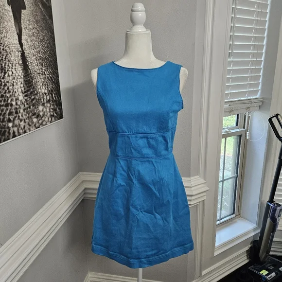 Vintage white label Lilly Pulitzer blue dress size 6 - Picture 2 of 6